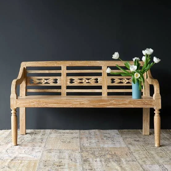 Teak Two-seater Bench